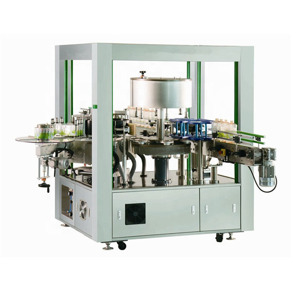 Поворотна машина етикеток спереду і ззаду