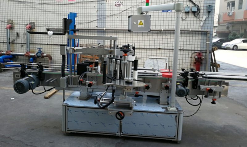 Китай Постачальник автоматичної етикетки на двосторонній наклейці "Еліптична овальна пляшка", машина для автоматичного маркування